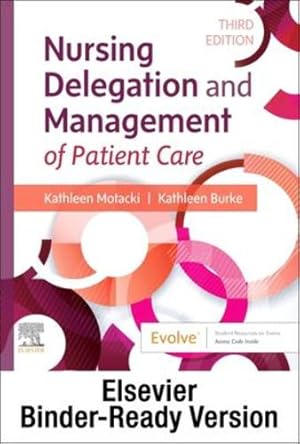 Immagine del venditore per Nursing Delegation and Management of Patient Care - Binder Ready by Motacki RN MSN, Kathleen, Burke RN PhD, Kathleen [Loose Leaf ] venduto da booksXpress