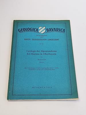 Imagen del vendedor de Geologica Bavarica : Geologie der Alpenrandzone bei Murnau in Oberbayern. Von Werner Zeil a la venta por BcherBirne