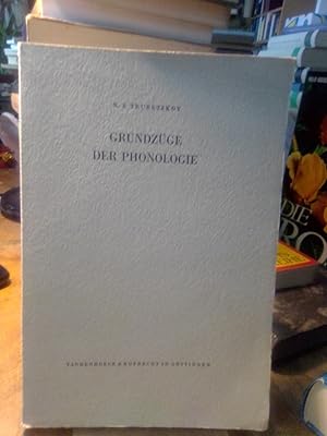 Bild des Verkufers fr Grundzge der Phonologie. zum Verkauf von Antiquariat Thomas Nonnenmacher