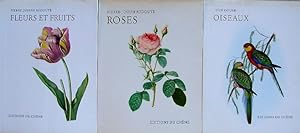 Seller image for Roses, Fleurs et Fruits, Oiseaux, lot 3 livres "le livre d'or de l'estampe" for sale by Page8
