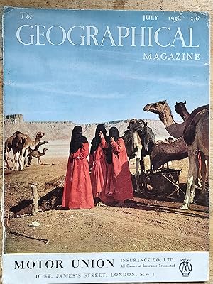 Bild des Verkufers fr The Geographical Magazine July 1954 zum Verkauf von Shore Books