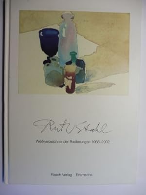 RUTH STAHL - WERKVERZEICHNIS DER RADIERUNGEN 1966-2002. + AUTOGRAPHEN (Widmung / Brief) *.