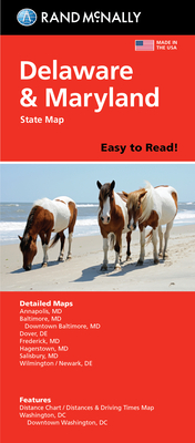 Imagen del vendedor de Rand McNally Easy to Read: Delaware, Maryland State Map (Sheet Map, Folded) a la venta por BargainBookStores