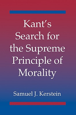 Immagine del venditore per Kant's Search for the Supreme Principle of Morality (Paperback or Softback) venduto da BargainBookStores