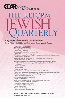Image du vendeur pour CCAR Journal: The Reform Jewish Quarterly: Summer 2022: Fifty Years of Women in the Rabbinate (Paperback or Softback) mis en vente par BargainBookStores