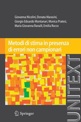 Bild des Verkufers fr Metodi Di Stima in Presenza Di Errori Non Campionari (Paperback or Softback) zum Verkauf von BargainBookStores