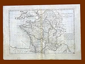 GALLIA VETUS. Atlas Encyclopédique contenant la géographie ancienne et moderne Hotel de Thou 1787...