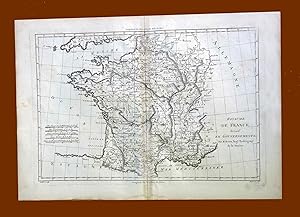 ROYAUME DE FRANCE, Divisé en Gouvernements. Atlas Encyclopédique contenant la géographie ancienne...