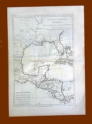 L'Ancien et le Nouveau Mexique, avec La FLORIDE et La Basse LOUISIANE. Partie Orientale et Occide...
