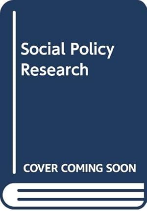 Seller image for Social Policy Research for sale by WeBuyBooks