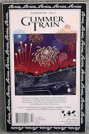 Seller image for Glimmer Train Summer 1992 Issue 3 for sale by Argyl Houser, Bookseller