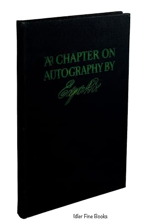 A Chapter on Autography by Edgar Allan Poe