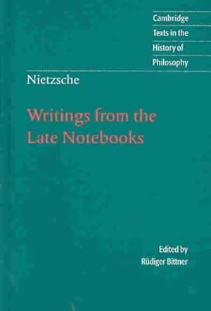 Imagen del vendedor de Writings from the Late Notebooks a la venta por GreatBookPrices