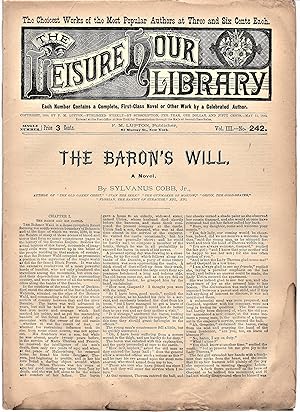 Seller image for The Baron's Will in The Leisure Hour Library for sale by Legacy Books II