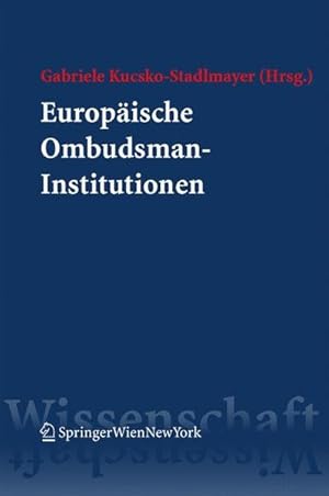 Seller image for Europische Ombudsman-Institutionen: Eine rechtsvergleichende Untersuchung zur vielfltigen Umsetzung einer Idee for sale by Studibuch