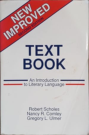 Bild des Verkufers fr Text Book: An Introduction to Literary Language (New Improved Second Edition) zum Verkauf von The Book House, Inc.  - St. Louis