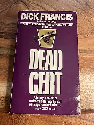 Seller image for Dead Cert for sale by Druid City Vintage