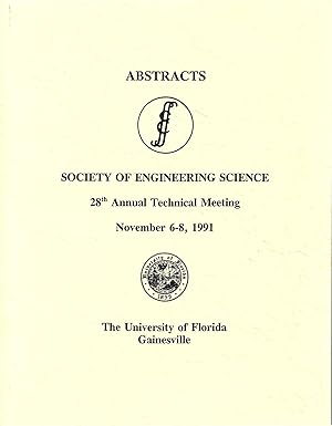 Seller image for ABSTRACTS: SOCIETY OF ENGINEERING SCIENCE 1991 for sale by PERIPLUS LINE LLC