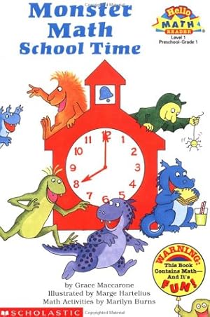 Seller image for Monster Math School Time (level 1) (Hello Reader, Math) for sale by Reliant Bookstore