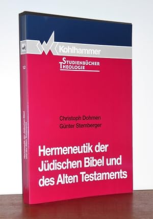 Seller image for Hermeneutik der jdischen Bibel und des Alten Testaments. for sale by Antiquariat Ballmert