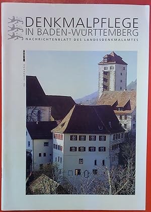 Bild des Verkufers fr Denkmalpflege in Baden Wrttemberg. Nachrichtenblatt des Landesdenkmalamtes, 30. Jahrgang, Heft 1 2001 zum Verkauf von biblion2
