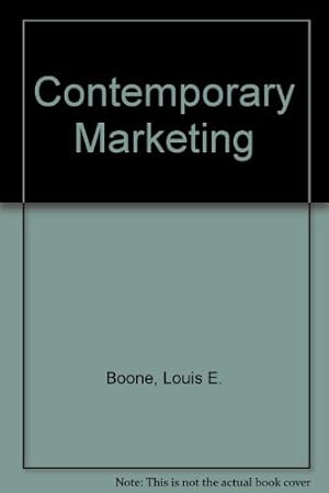 Seller image for Contemporary Marketing for sale by WeBuyBooks