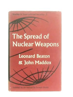 Imagen del vendedor de The Spread of Nuclear Weapons a la venta por World of Rare Books