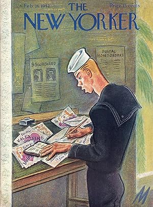 Bild des Verkufers fr The New Yorker Magazine: February 14, 1942 zum Verkauf von Dorley House Books, Inc.