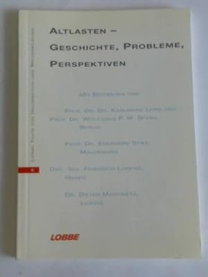 Imagen del vendedor de Altlasten - Geschichte, Probleme, Perspektiven a la venta por Celler Versandantiquariat