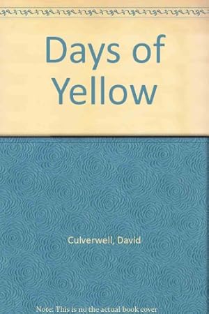 Immagine del venditore per Days of Yellow venduto da WeBuyBooks