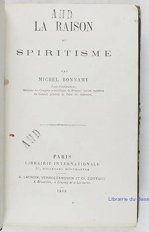 La raison du spiritisme