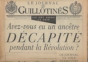 Bild des Verkufers fr LE JOURNAL DES GUILLOTINS. zum Verkauf von Librairie Les Autodidactes - Aichelbaum