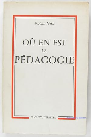 Image du vendeur pour O en est la pdagogie mis en vente par Librairie du Bassin