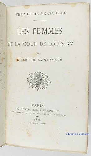 Les femmes de la cour de Louis XV