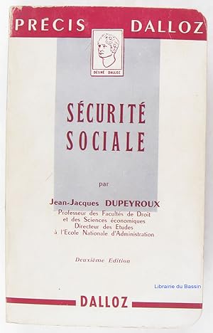 Imagen del vendedor de Scurit sociale a la venta por Librairie du Bassin