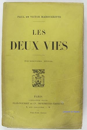 Image du vendeur pour Les deux vies mis en vente par Librairie du Bassin