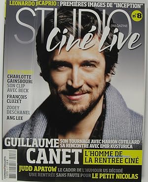 Studio Magazine Ciné Live n°8 Guillaume Canet