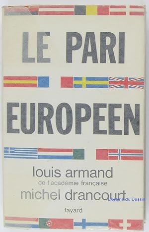 Imagen del vendedor de Le pari Europen a la venta por Librairie du Bassin