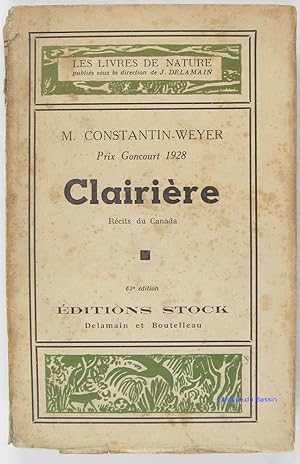 Seller image for Clairire Rcits du Canada for sale by Librairie du Bassin
