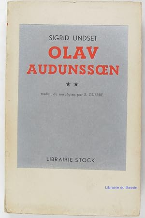 Imagen del vendedor de Olav Audunssoen, Tome 2 a la venta por Librairie du Bassin