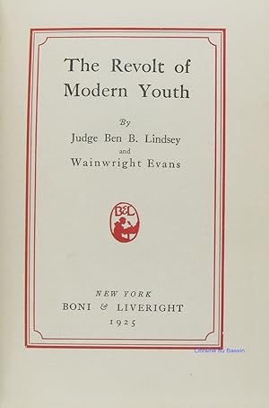 Seller image for The revolt of modern youth for sale by Librairie du Bassin