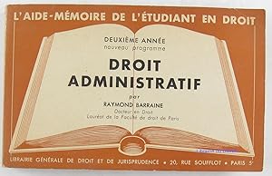 Seller image for Droit administratif for sale by Librairie du Bassin