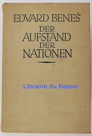 Seller image for Der aufstand der nationen Der weltkrieg und die tschechoslowakische revolution for sale by Librairie du Bassin