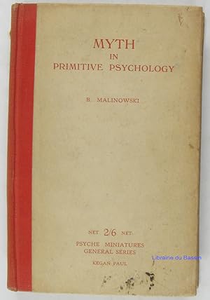Myth in primitive psychology