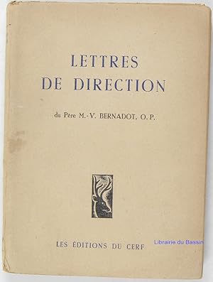 Image du vendeur pour Lettres de Direction mis en vente par Librairie du Bassin