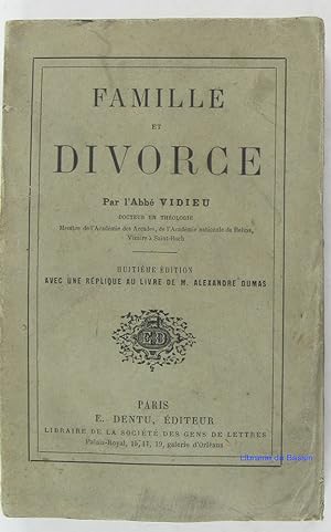 Bild des Verkufers fr Famille et divorce zum Verkauf von Librairie du Bassin