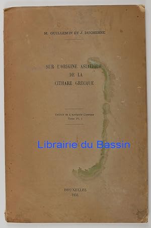 Sur l'origine asiatique de la cithare Grecque