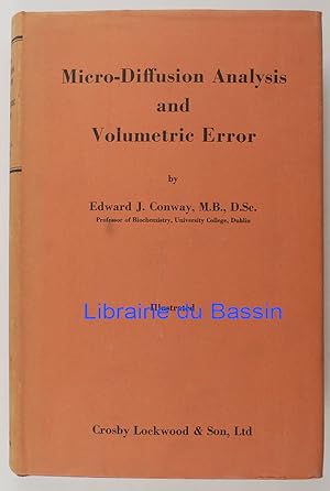 Image du vendeur pour Micro-Diffusion Analysis and Volumetric Error mis en vente par Librairie du Bassin