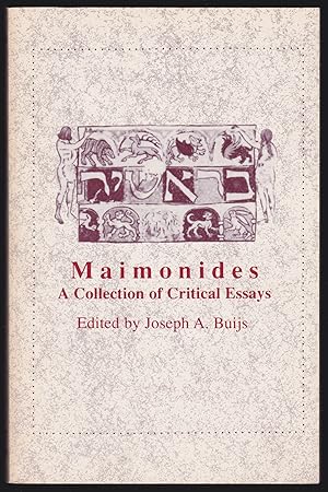 Bild des Verkufers fr Maimonides: A Collection of Critical Essays zum Verkauf von JNBookseller