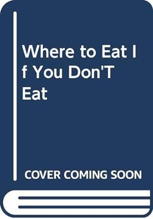 Imagen del vendedor de Papermac;Where To Eat-No Meat a la venta por WeBuyBooks